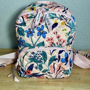 Vera Bradley Mini Backpack in Paradise Coral NWT